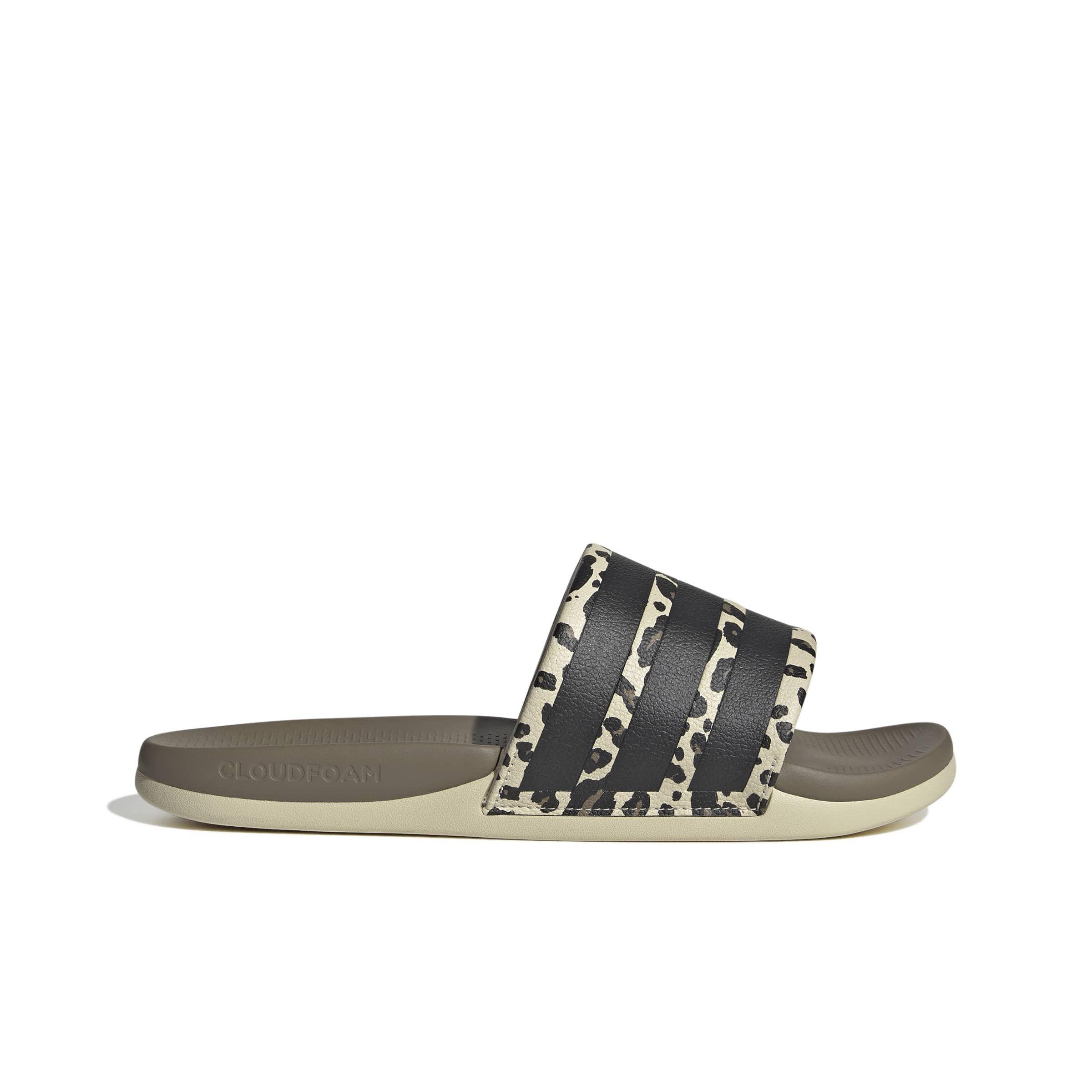 adidas Adilette Comfort 2.0 "Crystal Linen/Core Black/Crystal Linen" Men's Slide - LINEN/BLACK/LINEN